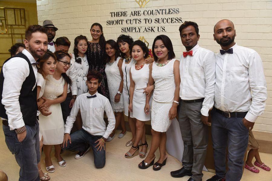 Siddharth & Andrea Jeremiah launches Wink Salon Photos