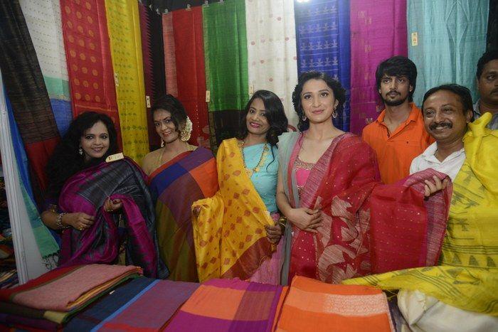 Silk India Expo 2017 launch at Sri Satya Sai Nigamagamam