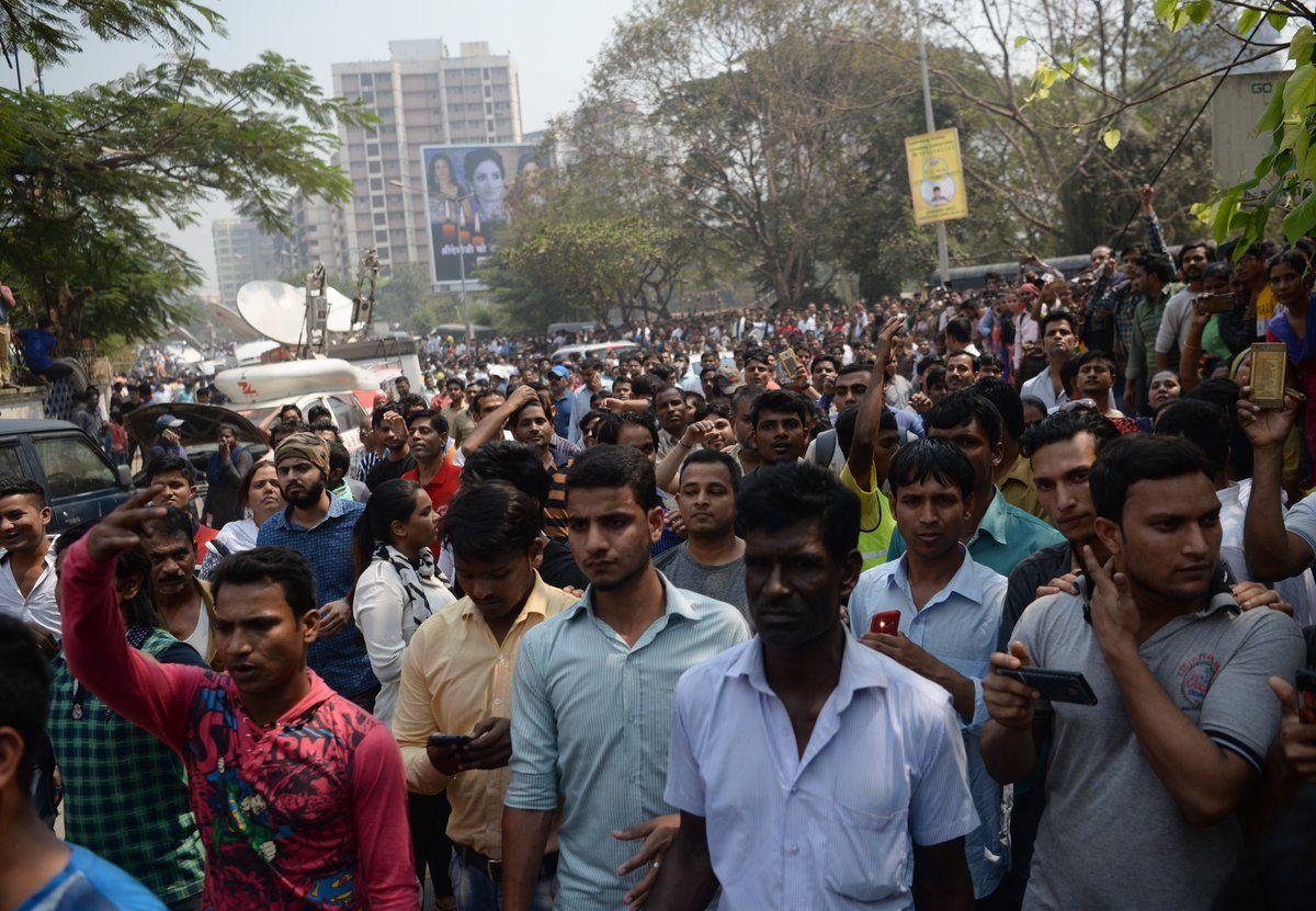 Sridevi Anthima yatra in Mumbai Photos