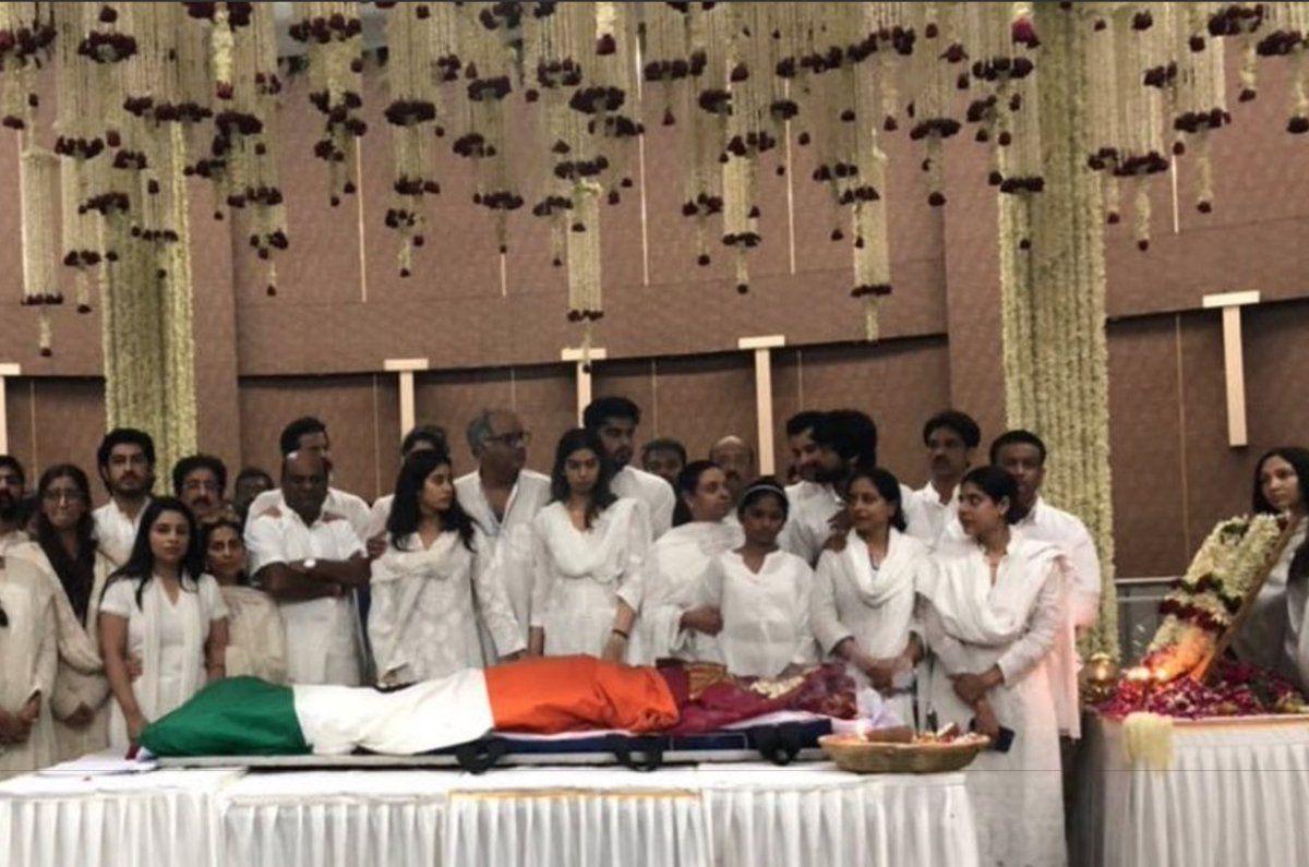 Sridevi's Final Journey - Funeral Photos