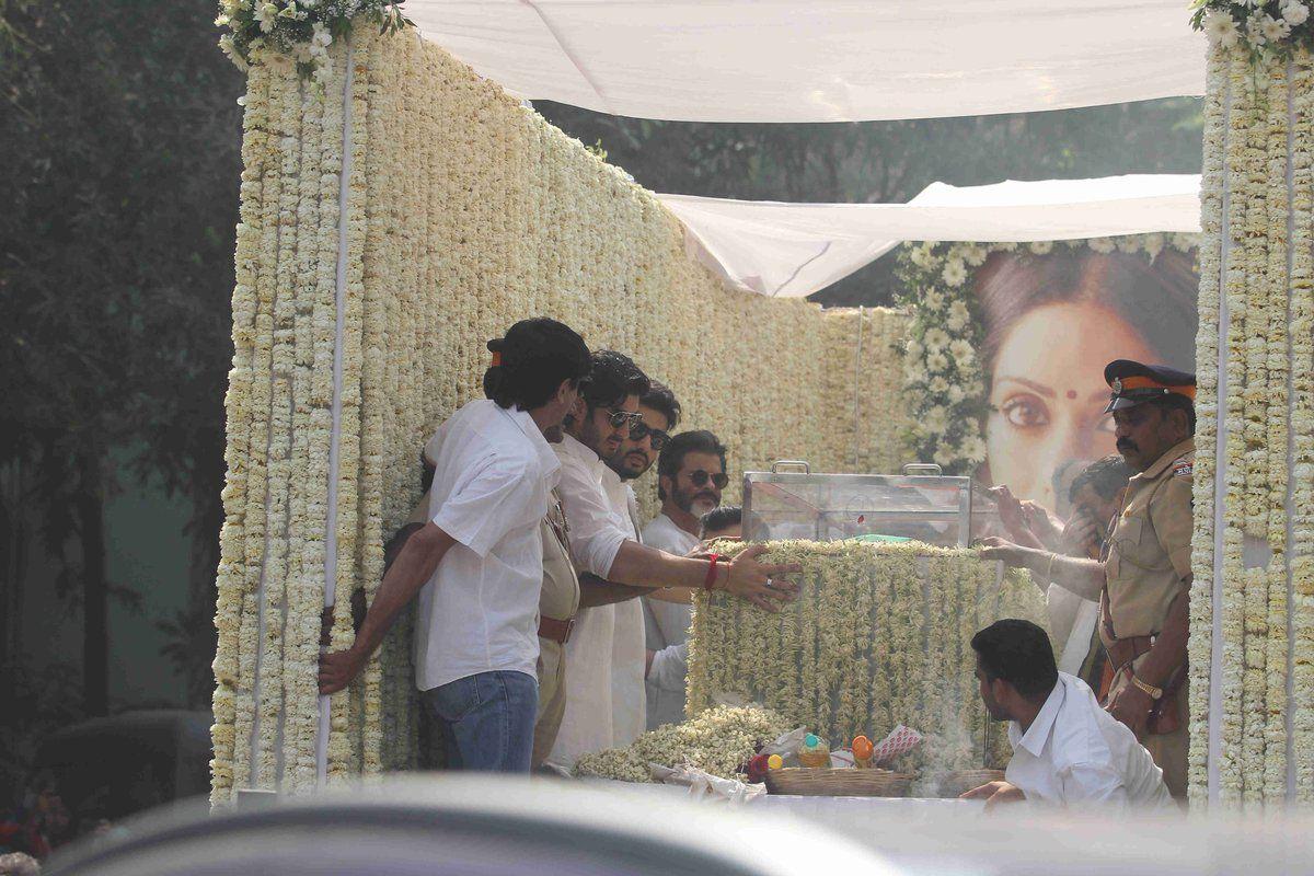 Sridevi's Final Journey - Funeral Photos