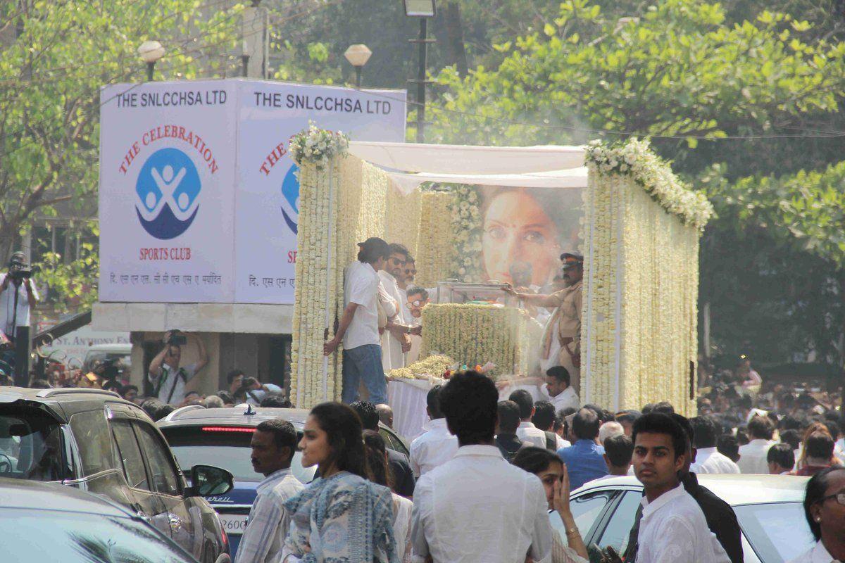 Sridevi's Final Journey - Funeral Photos