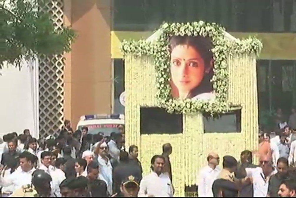 Sridevi's Final Journey - Funeral Photos