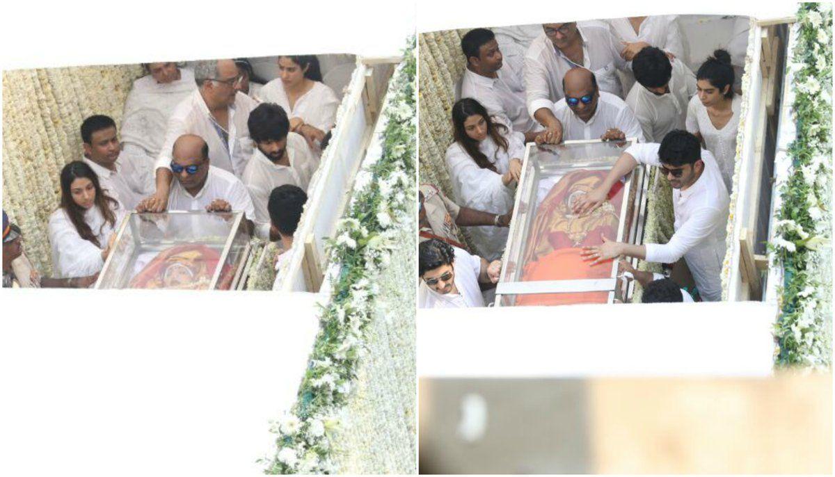 Sridevi's Funeral Photos