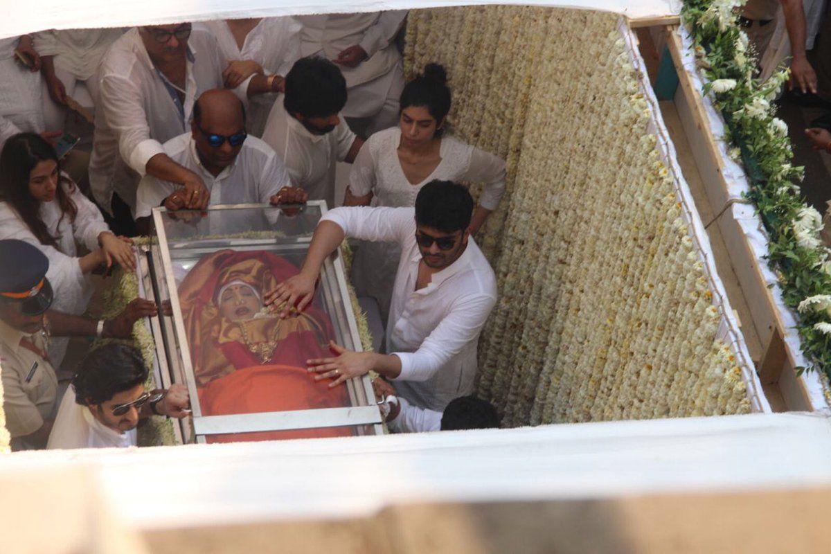 Sridevi's Funeral Photos