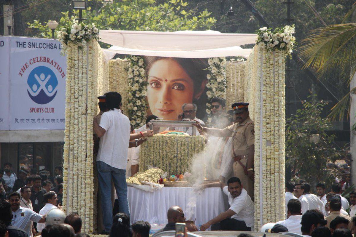 Sridevi's Funeral Photos