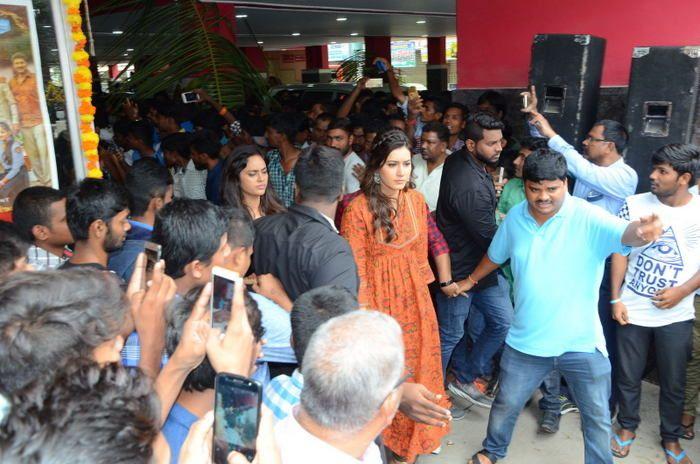 Srinivasa Kalyanam Movie team visits Arjun Theater Photos