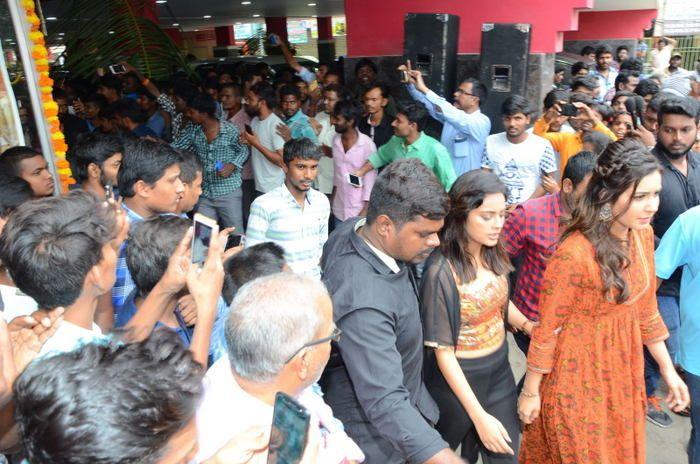 Srinivasa Kalyanam Movie team visits Arjun Theater Photos