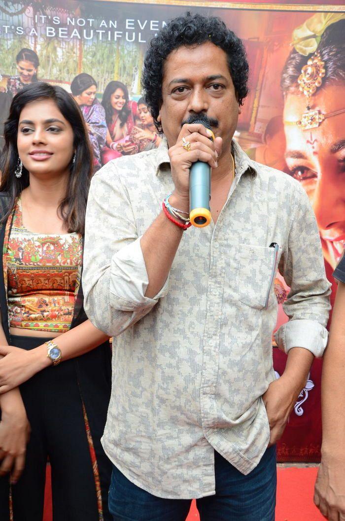 Srinivasa Kalyanam Movie team visits Arjun Theater Photos