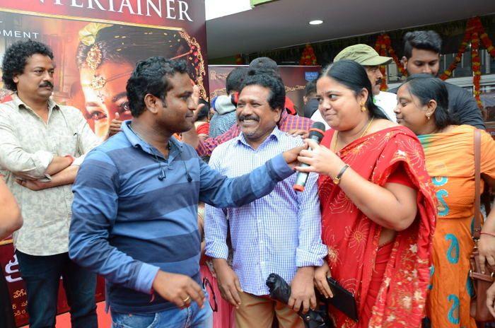 Srinivasa Kalyanam Movie team visits Arjun Theater Photos