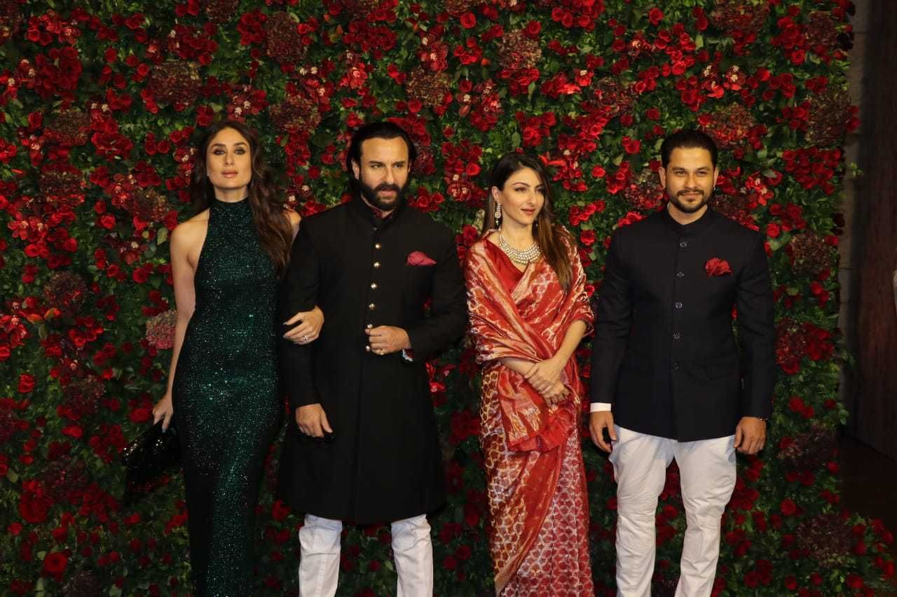 Stars at Deepika Ranveer Reception Photos