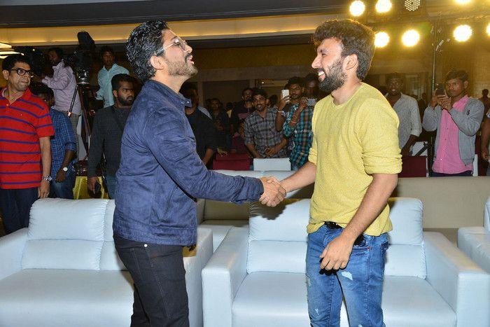 Stylish Star Allu Arjun at Vijetha Success Meet Photos