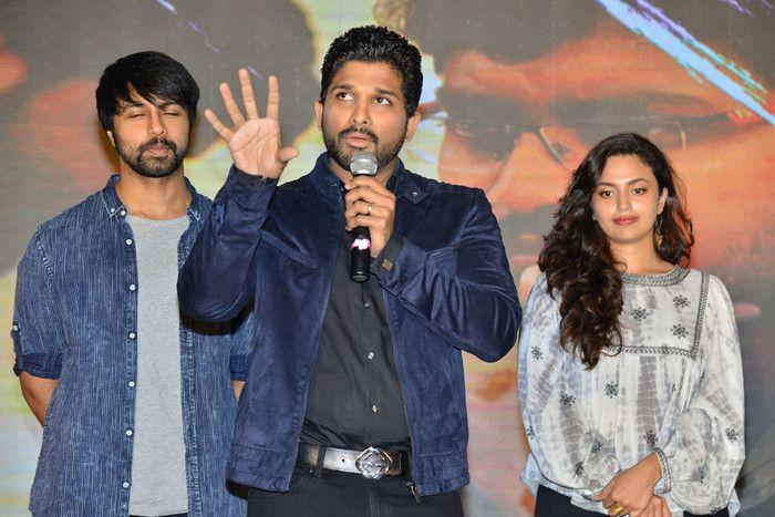 Stylish Star Allu Arjun at Vijetha Success Meet Photos