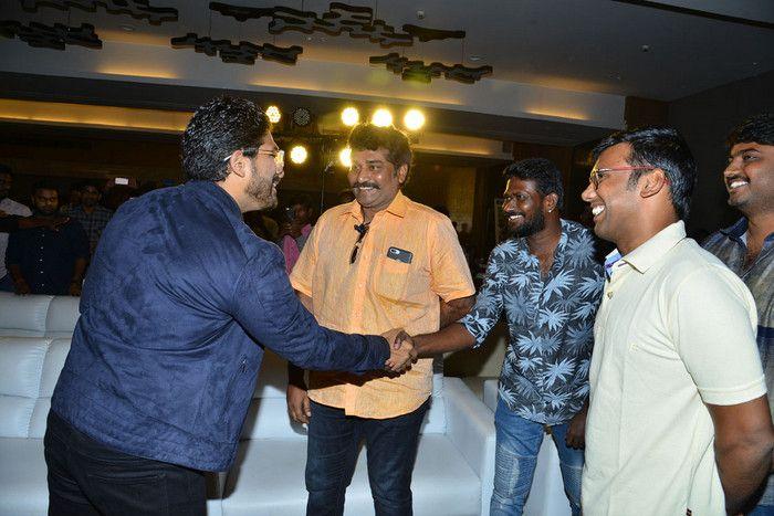 Stylish Star Allu Arjun at Vijetha Success Meet Photos