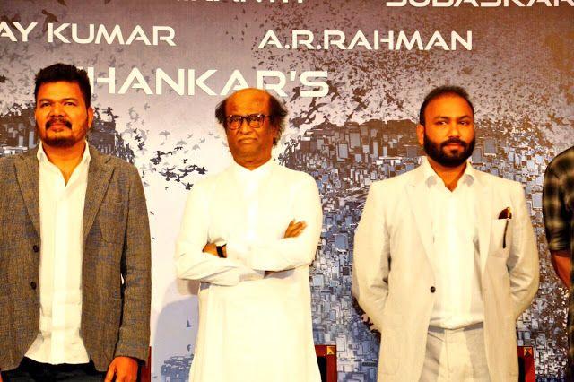 Superstar Rajinikanth 2.0 Press Meet in Dubai Photos