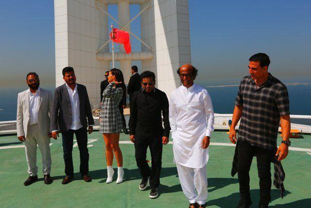 Superstar Rajinikanth 2.0 Press Meet in Dubai Photos