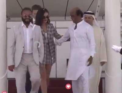 Superstar Rajinikanth 2.0 Press Meet in Dubai Photos