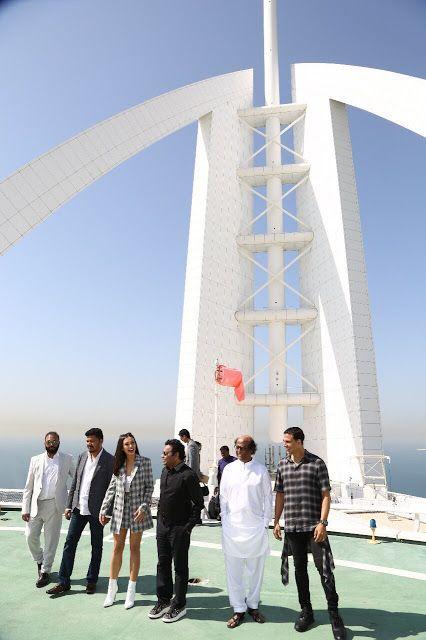 Superstar Rajinikanth 2.0 Press Meet in Dubai Photos
