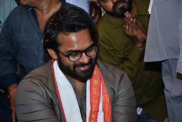 Tej I Love You Movie Team at Durga Temple Photos