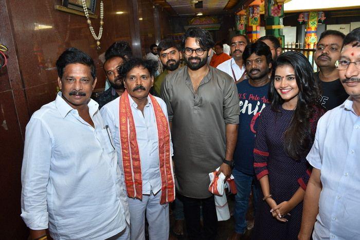 Tej I Love You Movie Team at Durga Temple Photos