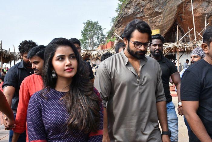 Tej I Love You Movie Team at Durga Temple Photos