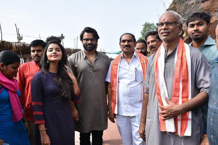 Tej I Love You Movie Team at Durga Temple Photos