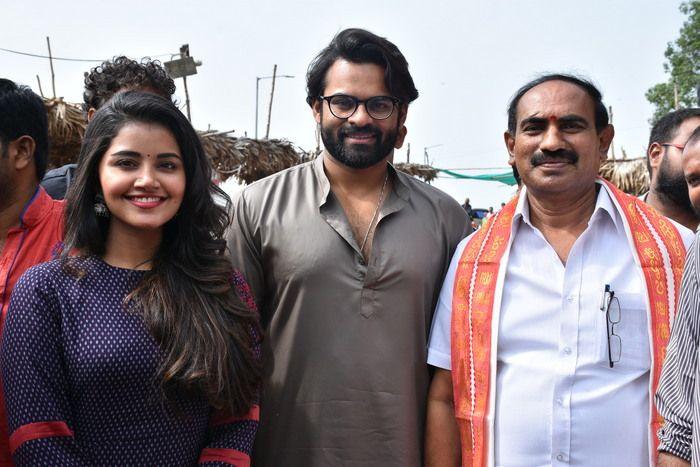 Tej I Love You Movie Team at Durga Temple Photos