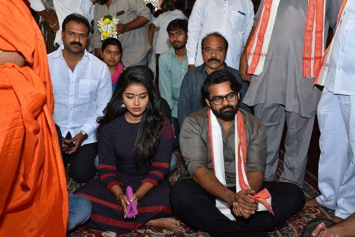 Tej I Love You Movie Team at Durga Temple Photos