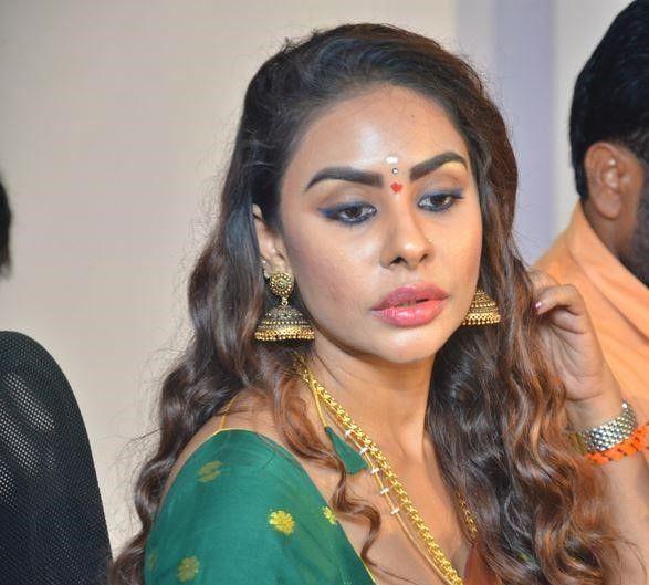 Telugu Actress Sri Reddy Press Meet Stills