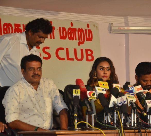 Telugu Actress Sri Reddy Press Meet Stills