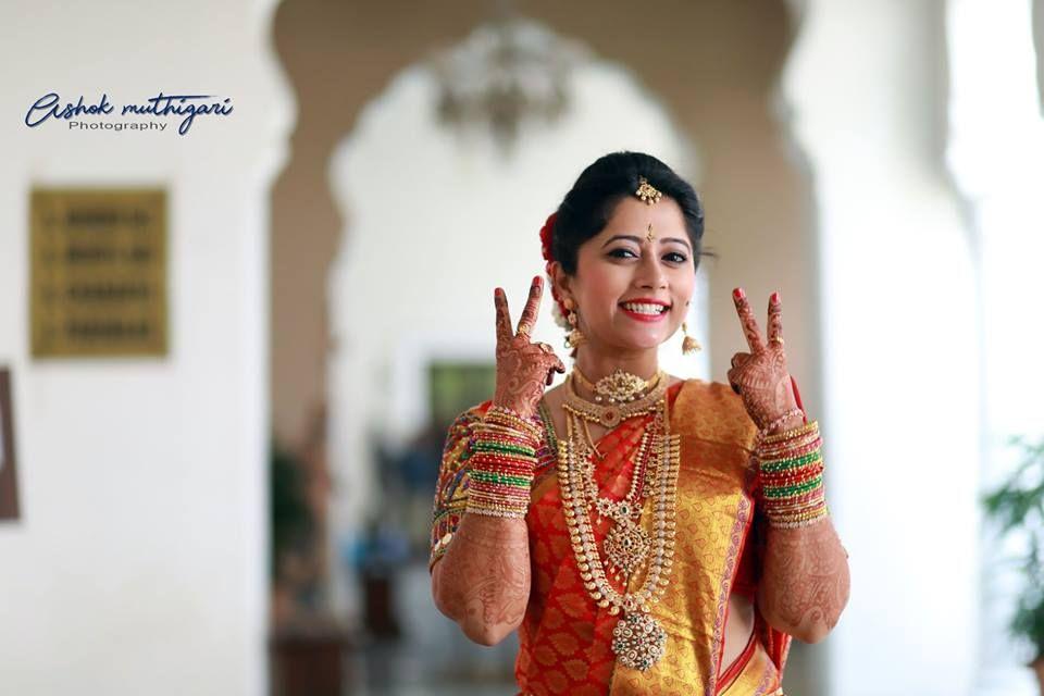 Telugu TV Actress Lahari Marriage Exclusive Photos