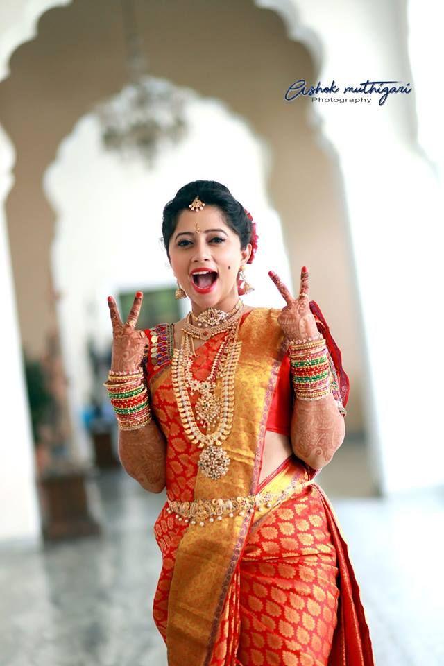 Telugu TV Actress Lahari Marriage Exclusive Photos