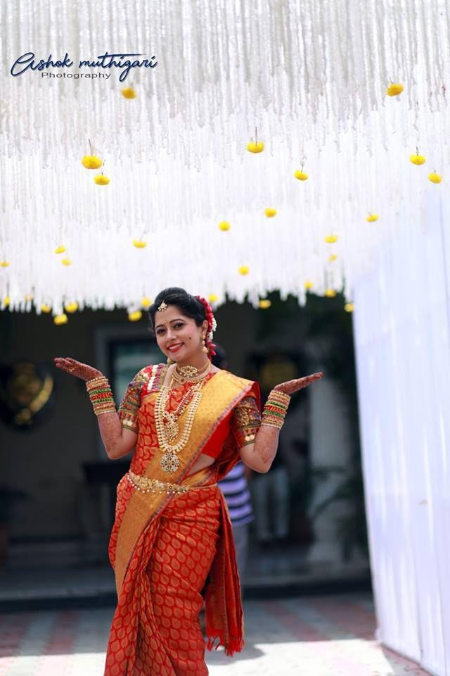 Telugu TV Actress Lahari Marriage Exclusive Photos