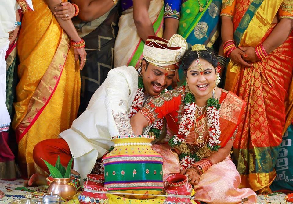 Telugu TV Anchor Chitralekha Marriage Exclusive Photos