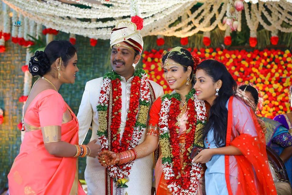 Telugu TV Anchor Chitralekha Marriage Exclusive Photos