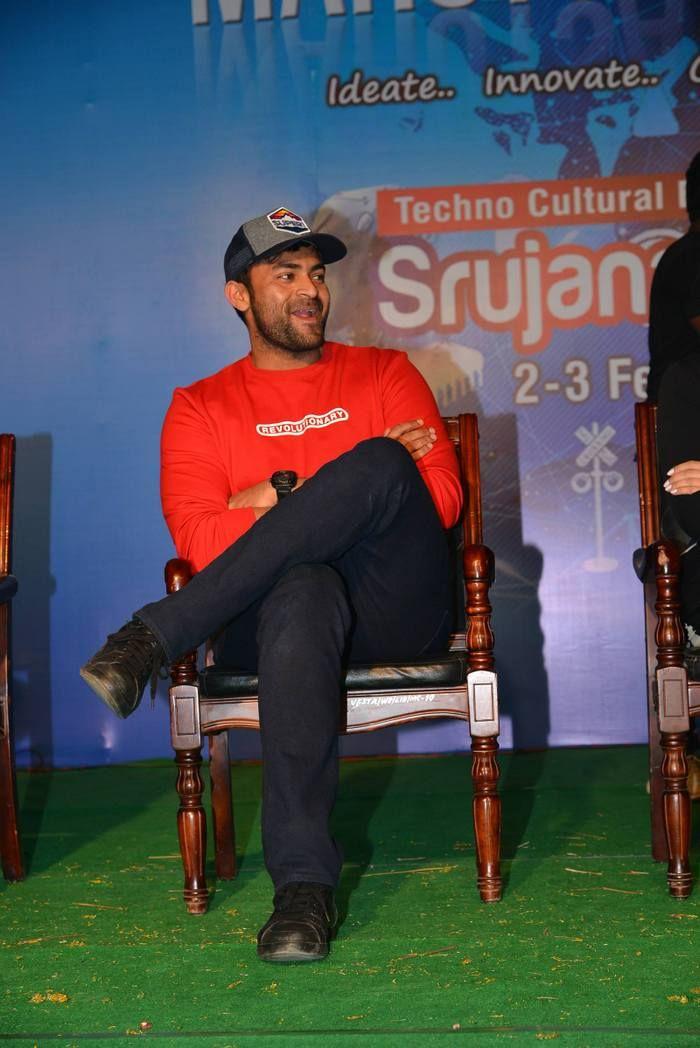 Tholi Prema Movie Team at Vignan College Guntur Photos