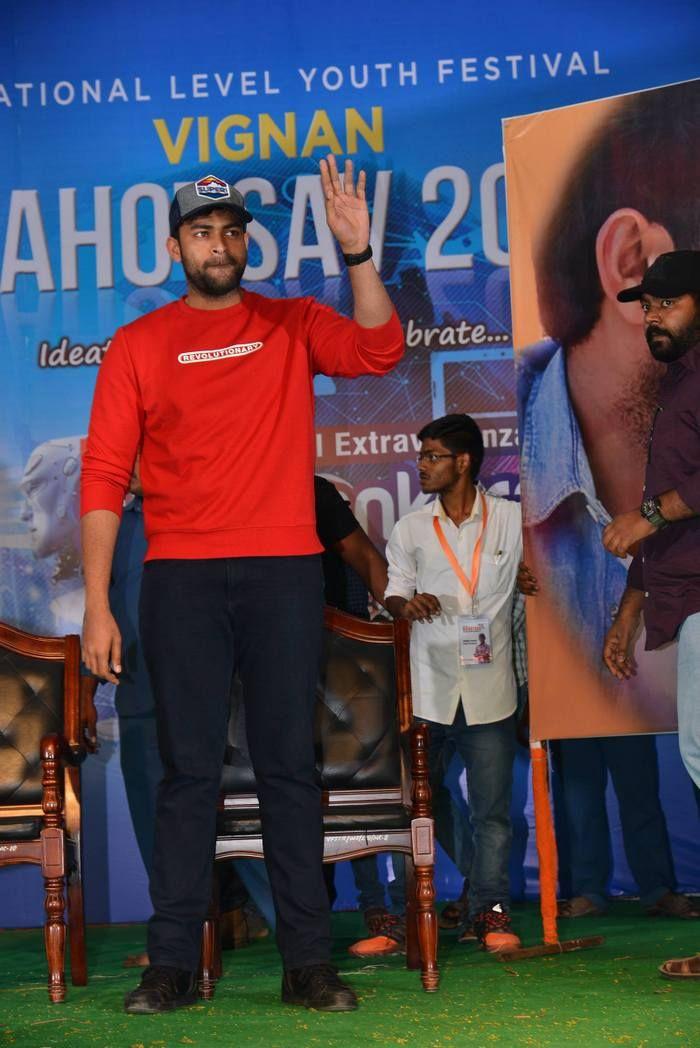 Tholi Prema Movie Team at Vignan College Guntur Photos