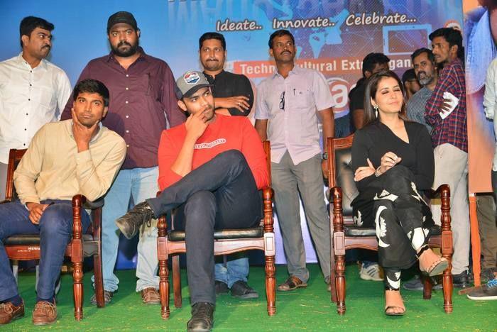 Tholi Prema Movie Team at Vignan College Guntur Photos
