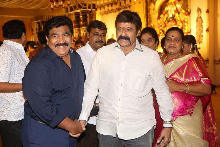 Tollywood Celebs at Producer C Kalyan Son Wedding Photos