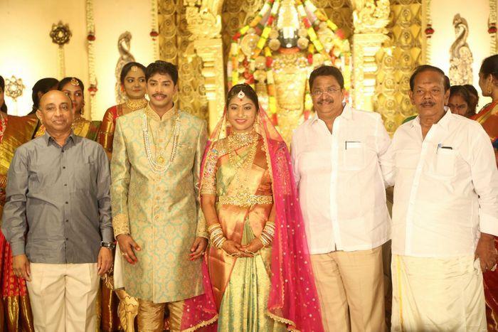 Tollywood Celebs at Producer C Kalyan Son Wedding Photos
