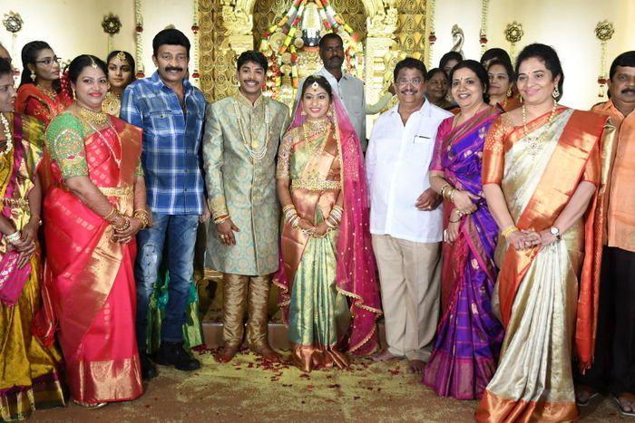 Tollywood Celebs at Producer C Kalyan Son Wedding Photos