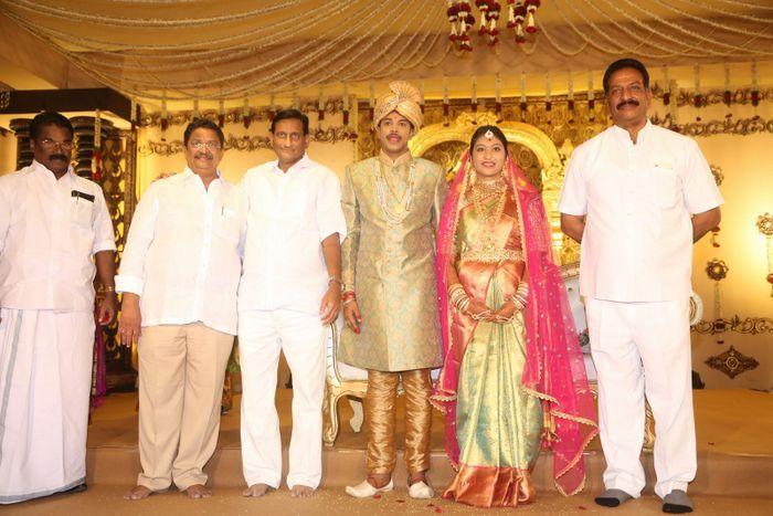 Tollywood Celebs at Producer C Kalyan Son Wedding Photos