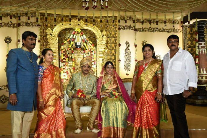 Tollywood Celebs at Producer C Kalyan Son Wedding Photos