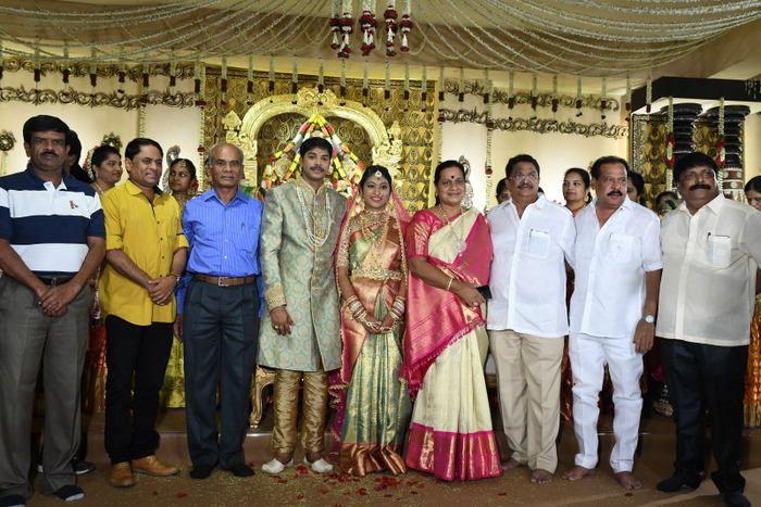 Tollywood Celebs at Producer C Kalyan Son Wedding Photos