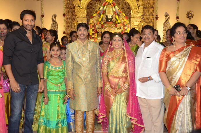 Tollywood Celebs at Producer C Kalyan Son Wedding Photos