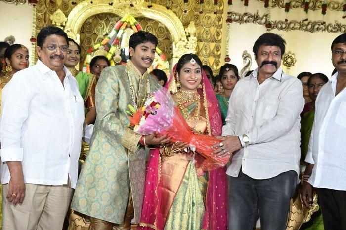 Tollywood Celebs at Producer C Kalyan Son Wedding Photos