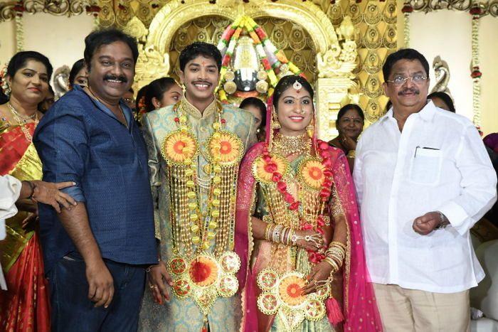Tollywood Celebs at Producer C Kalyan Son Wedding Photos