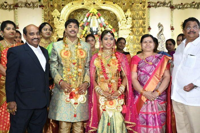 Tollywood Celebs at Producer C Kalyan Son Wedding Photos