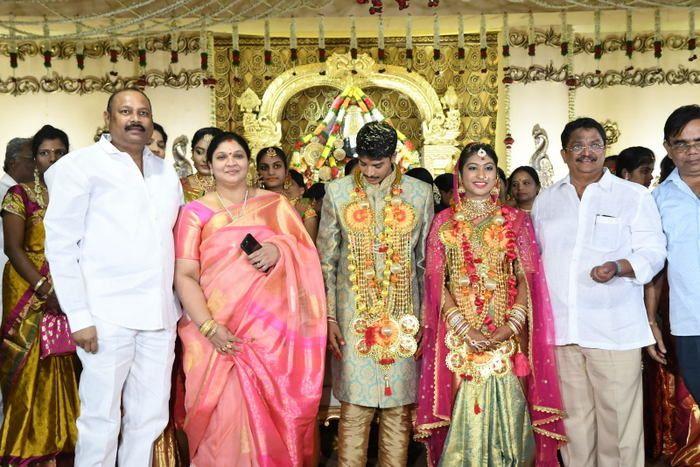Tollywood Celebs at Producer C Kalyan Son Wedding Photos