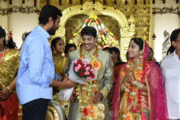 Tollywood Celebs at Producer C Kalyan Son Wedding Photos